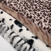 100% Polyester High Qualtity Animal Printing Long Pile Pv Fabric with Leopard Printing for Garment/ Home Textile/ Toys