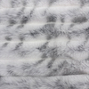 Wholesale Heavyweight 100% Polyester Print Stripe Rabbit Fur Plush Fabric for Bag Home Textiles Blanket Sofa