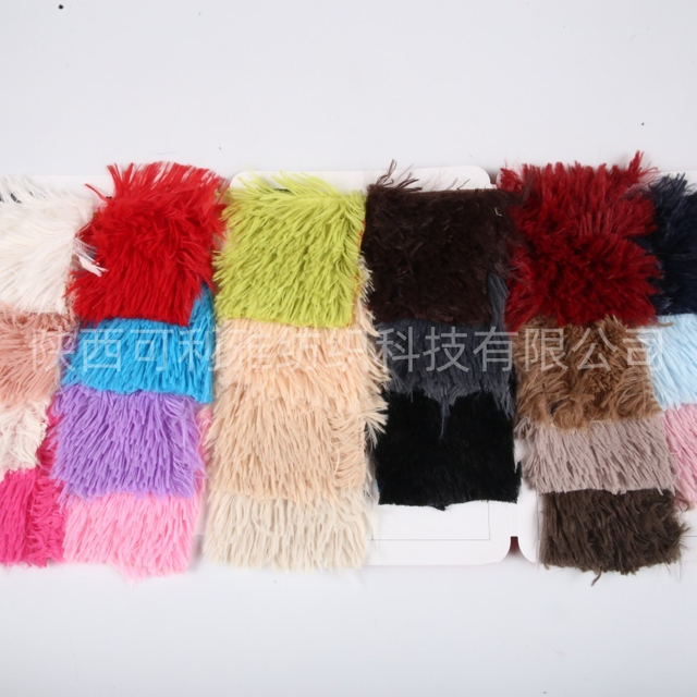 100%Polyester Customized High Quality Long Hair Pile 40mm PV Fur PV for Making Soft Toys