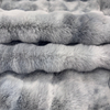 100% Polyester Wholesale Factory Bubble Style Fake Faux Rabbit Fur Fabric for Blanket Toy Hometextile Garment