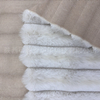 Wholesale Factory 100% Polyester back Printed Stripe Rabbit Fur Fabric for Garments Home Textiles Blanket Sofa pillow