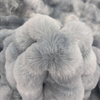 100% Polyester Wholesale Factory Bubble Style Fake Faux Rabbit Fur Fabric for Blanket Toy Hometextile Garment